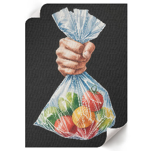 Retro plakát Ovoce v sáčku