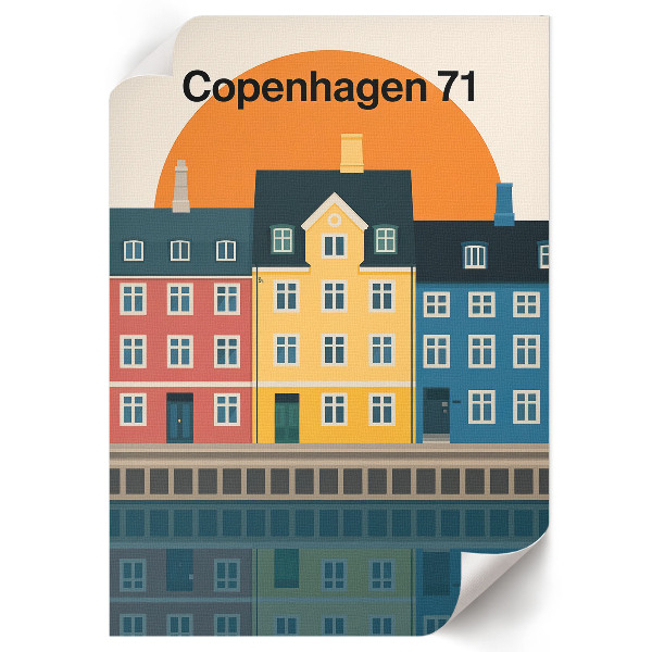 Poszter kép Město se odráželo