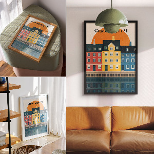 Poszter kép Město se odráželo