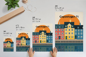 Poszter kép Město se odráželo