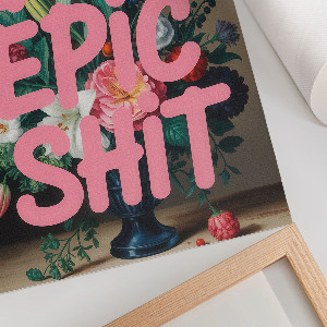 Retro plakát Dělej epické věci