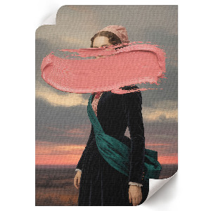 Vintage poszter Růžový surrealismus