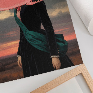 Vintage poszter Růžový surrealismus