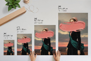 Vintage poszter Růžový surrealismus