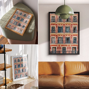 Poszter kép Barevná architektura