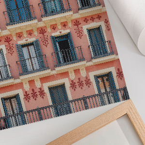 Poszter kép Barevná architektura