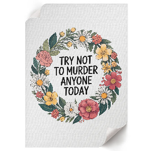 Vintage poszter Květinový humor