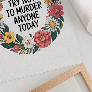 Vintage poszter Květinový humor