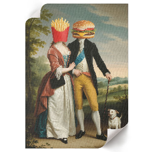 Retro poszter Umění jíst