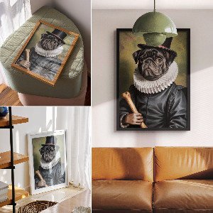 Retro plakát Aristokratův pes