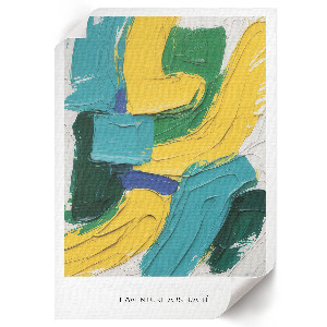 Vintage poszter Barevná abstrakce