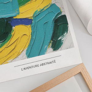 Vintage poszter Barevná abstrakce