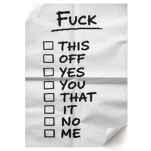 Retro poszter Volební seznam