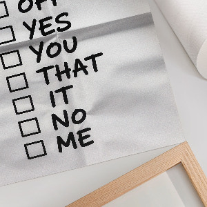 Retro poszter Volební seznam