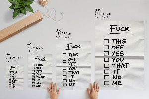 Retro poszter Volební seznam