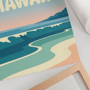 Retro poszter Studený Havaj