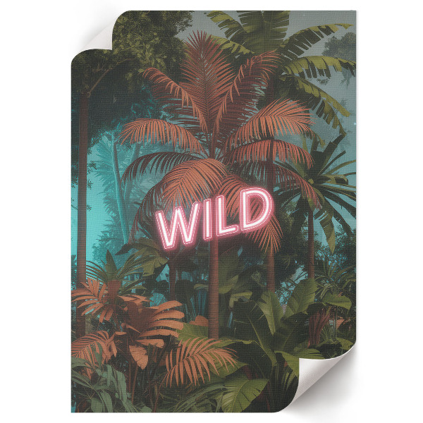 Retro poszter Exotický nápis