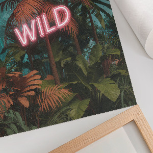 Retro poszter Exotický nápis