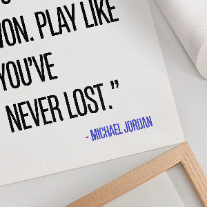 Retro plakát Motivační citát