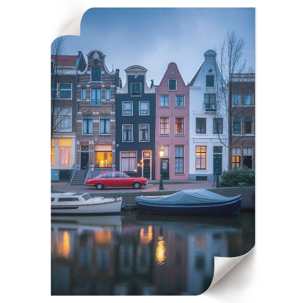 Retro poszter Městská krajina