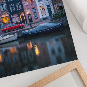 Retro poszter Městská krajina