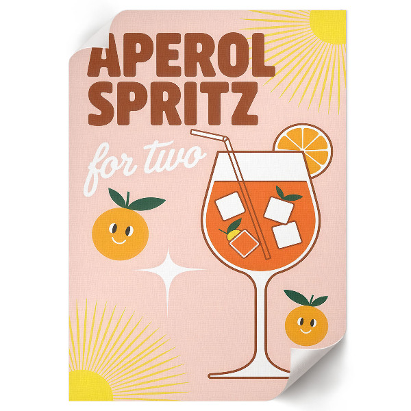 Retro plakát Aperol Spritz