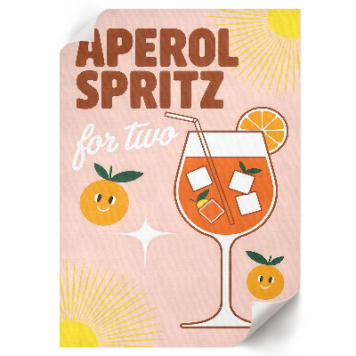 Retro plakát Aperol Spritz