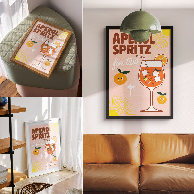 Retro plakát Aperol Spritz