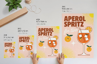Retro plakát Aperol Spritz
