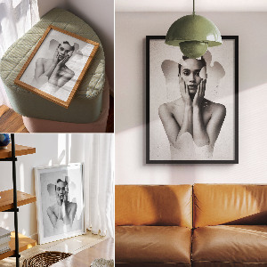 Poszter kép Abstraktní portrét