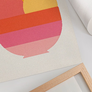 Retro poszter Minimalistická zmrzlina