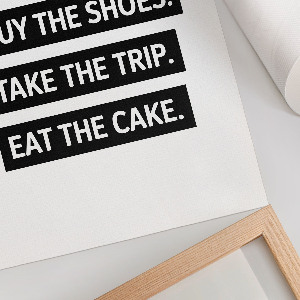 Retro plakát Každodenní motivace