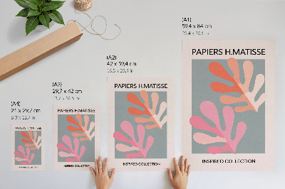 Retro poszter Inspirace H. Mattise