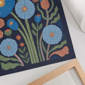 Retro plakát Květinové aranžmá