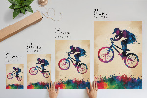 Vintage poszter Barevná jízda