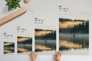 Retro poszter Tajemství jezera