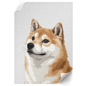 Retro poszter Pes - portrét