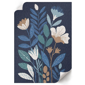 Poszter kép Květy a listy