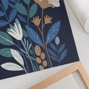 Poszter kép Květy a listy