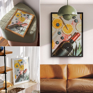 Retro plakát Ovocná hostina