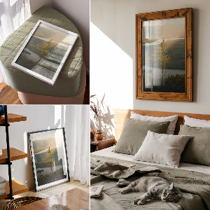 Retro poszter Krajina přírody