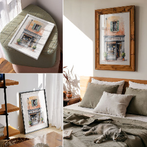 Retro plakát Francouzská pekárna