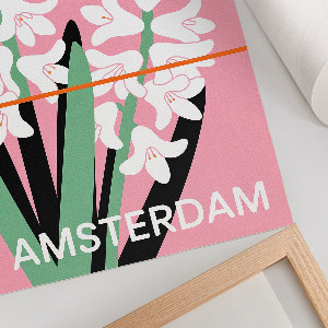 Vintage poszter Květinový plakát