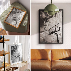 Vintage poszter Basketball