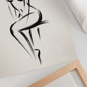 Retro poszter Jemná silueta