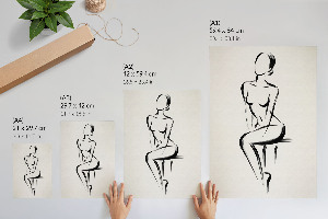 Retro poszter Jemná silueta