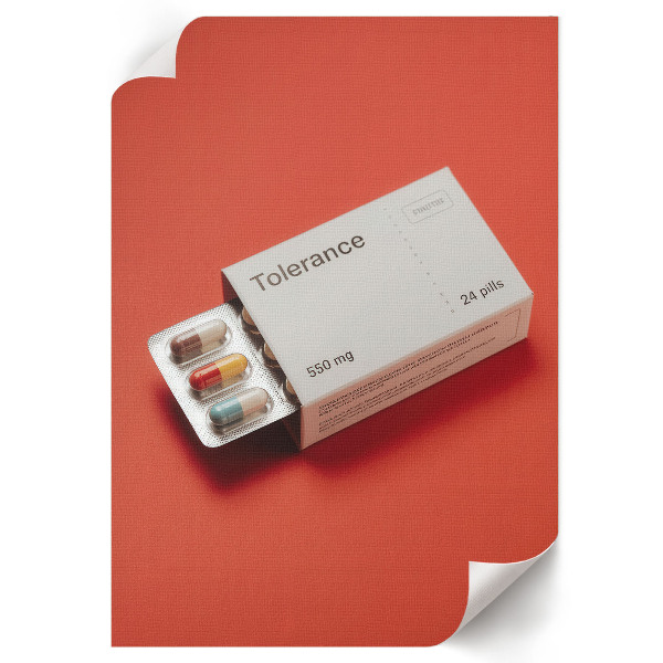 Retro plakát Toleranční kapsle