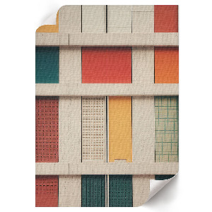 Poszter kép Barevná fasáda