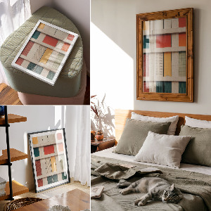 Poszter kép Barevná fasáda