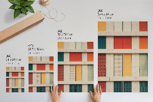 Poszter kép Barevná fasáda